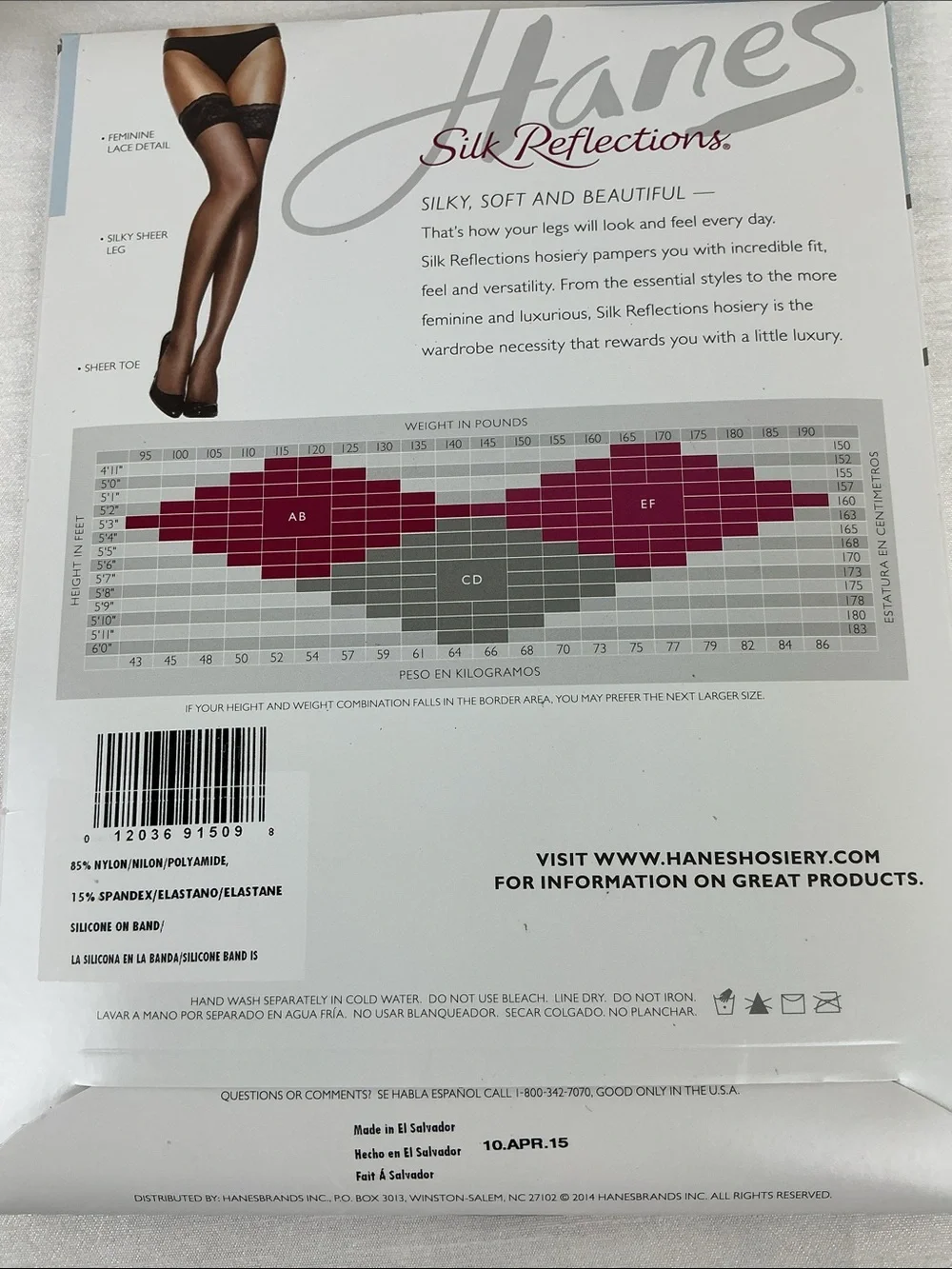 Vintage Pantyhose Lot Silk Reflections and More Size CD